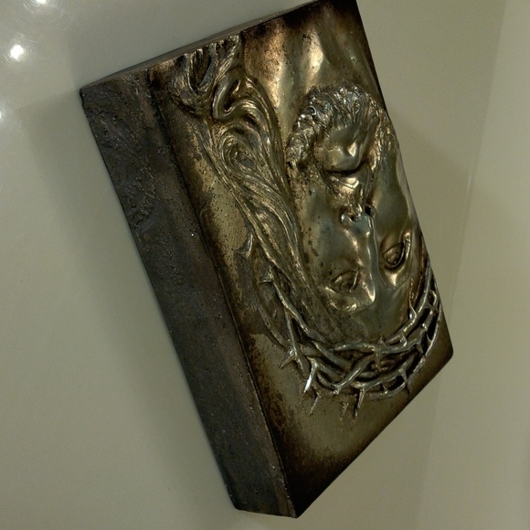 Sid Dickens, S-196 "The Gift" silver Jesus Memory-Block tile *Rare & Retired* - Picture 6 of 8